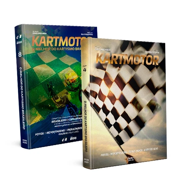 Combo Anuário Kart Motor 4ª + 8ª Edição